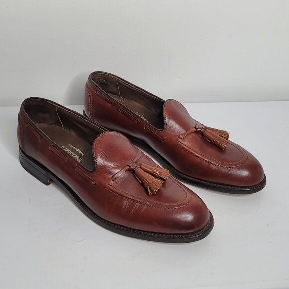 Footjoy Classics Men Loafer Size 9.5 B Brown Leather Tassels Vintage Golf Shoes main image 8